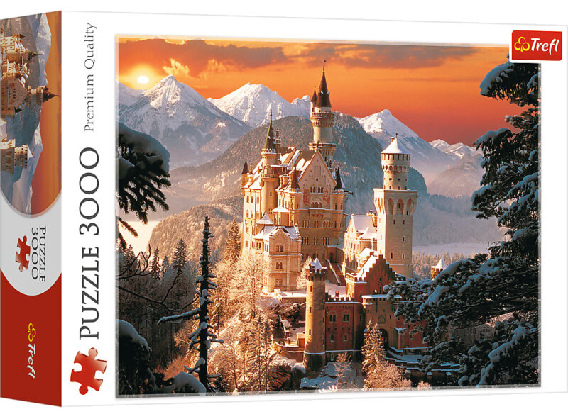 TREFL puzzle Neuschwanstein Castle 3000 pcs Puzzles 3000 pcs.