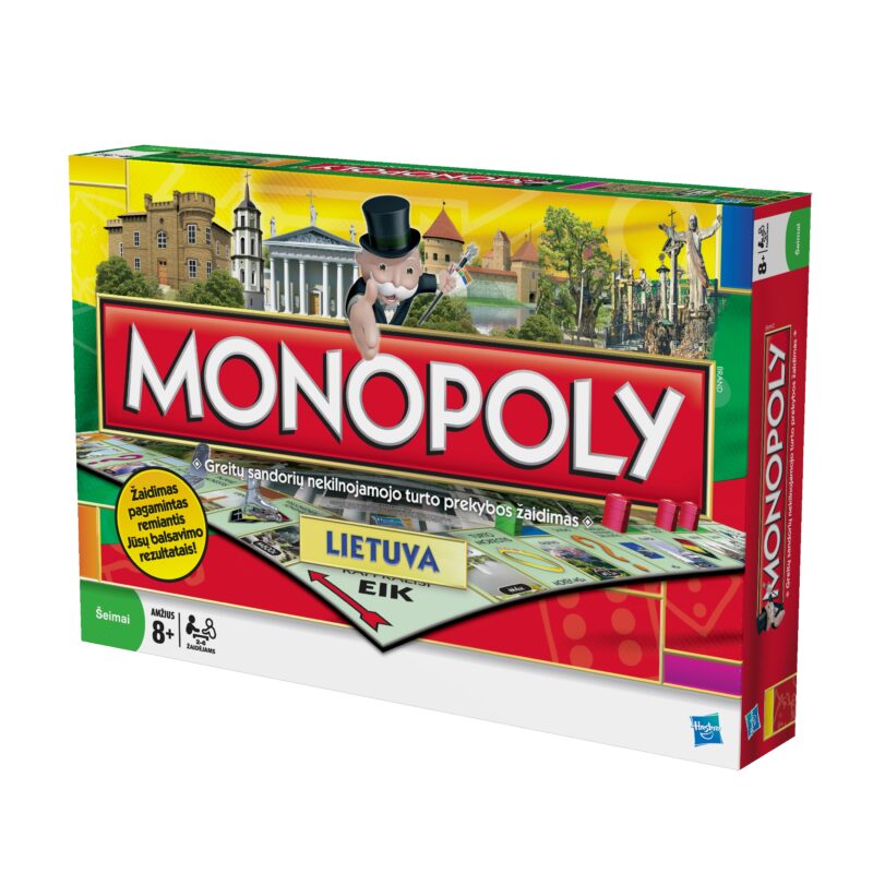 MONOPOLY Board game National (In Lithuanian lang.) Baltic boardgames