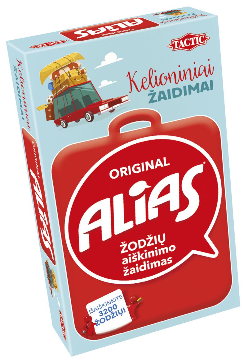 TACTIC Board game Alias Travel (In Lithuanian lang.) Baltic boardgames