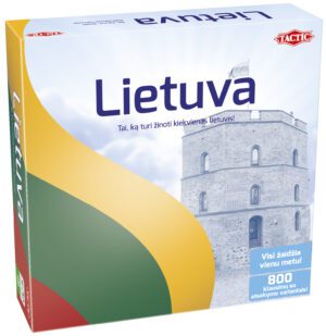 TACTIC Board game Lithuania Trivia (In Lithuanian lang.) Baltic boardgames