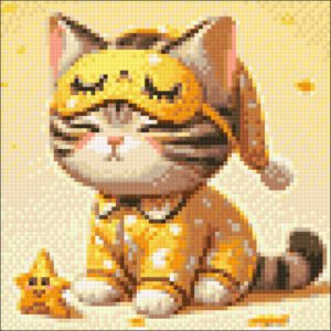 diamond-painting-kit-sleepy-cat-20x20-cm-wd3203