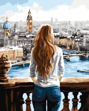 Paint by Numbers kit "A View of London" 40x50 cm W097 0425