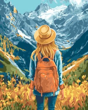 Piešimas pagal skaičius rinkinys "Nuotykis laukia" 40x50 cm W098 0425