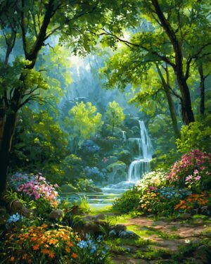 Deimantines mozaikos rinkinys su poremiu 30x40 cm VA915